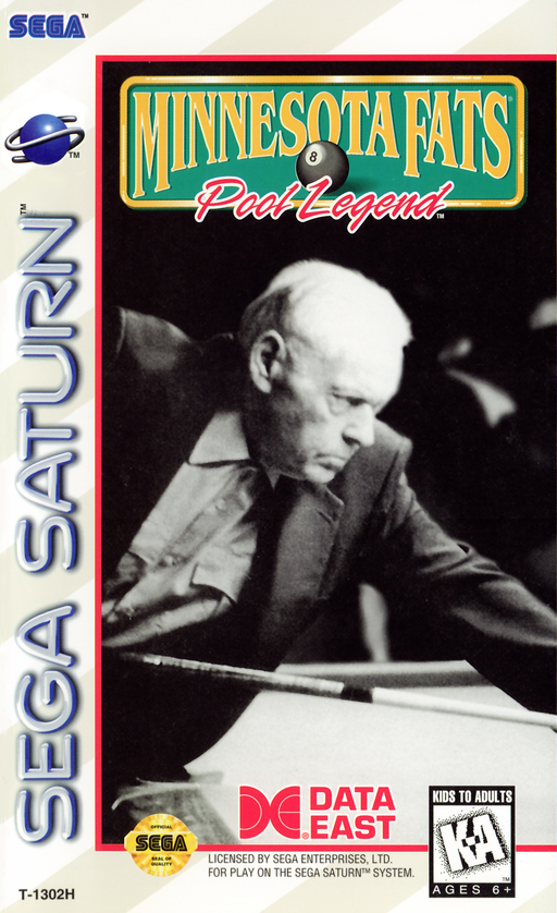 Minnesota Fats Pool Legend box art for Sega Saturn